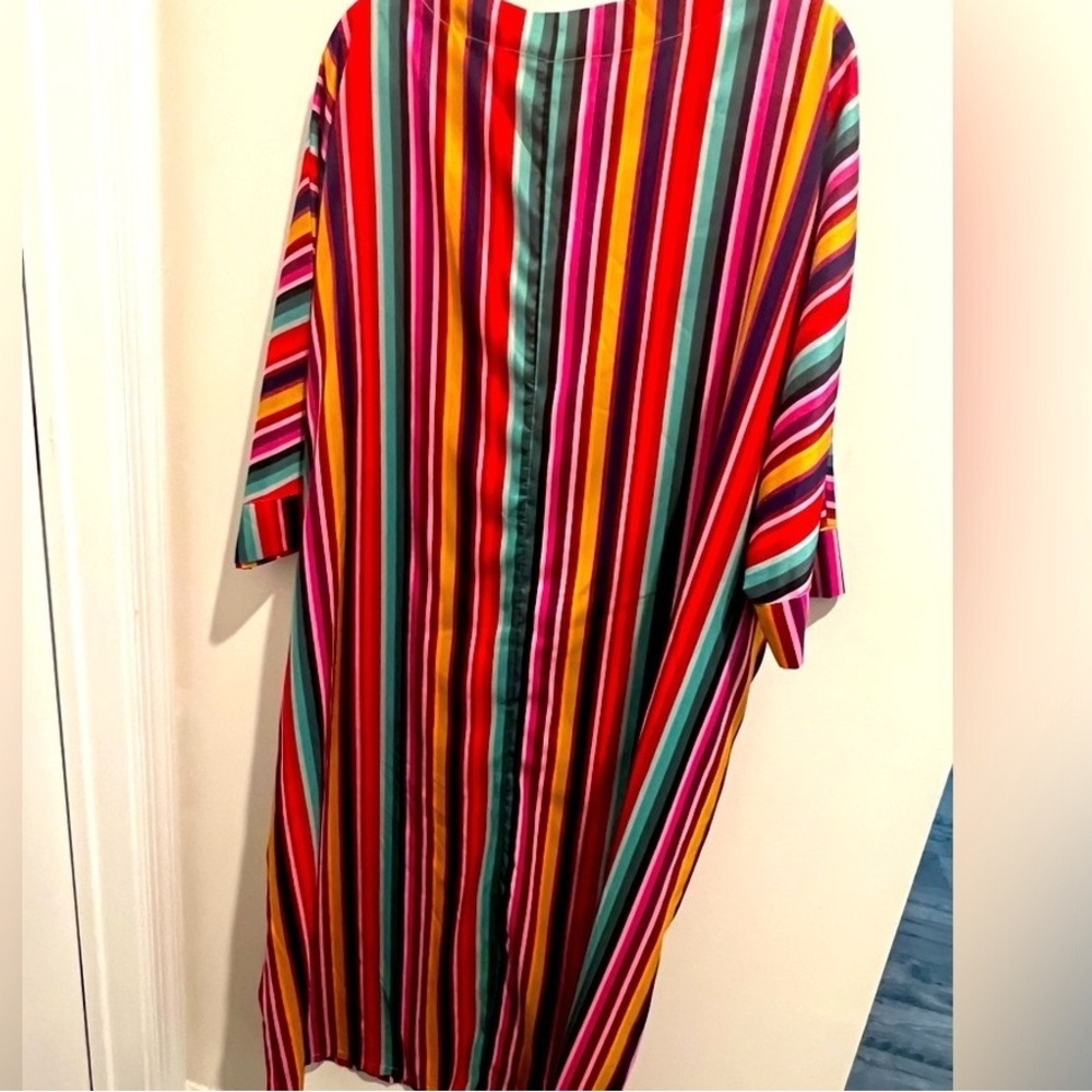 Striped Maxi Dress in Pink and Multicolor - Picture 2 of 4